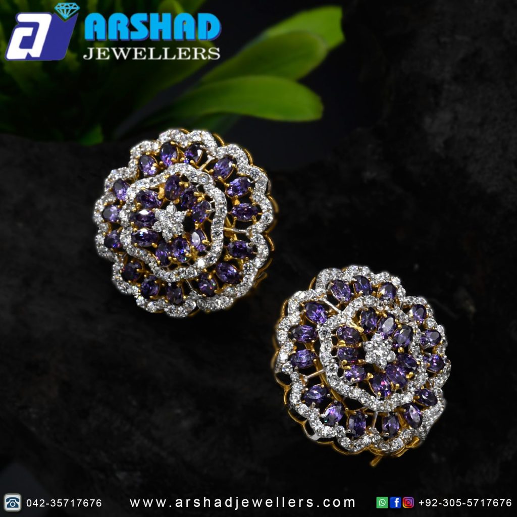 Diamond Earring Design B2775