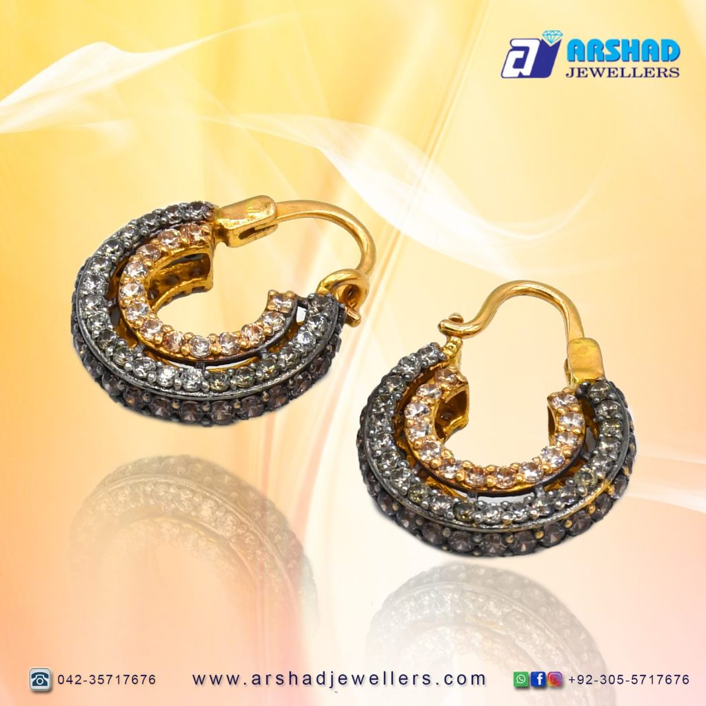 Gold Earring Design B2516