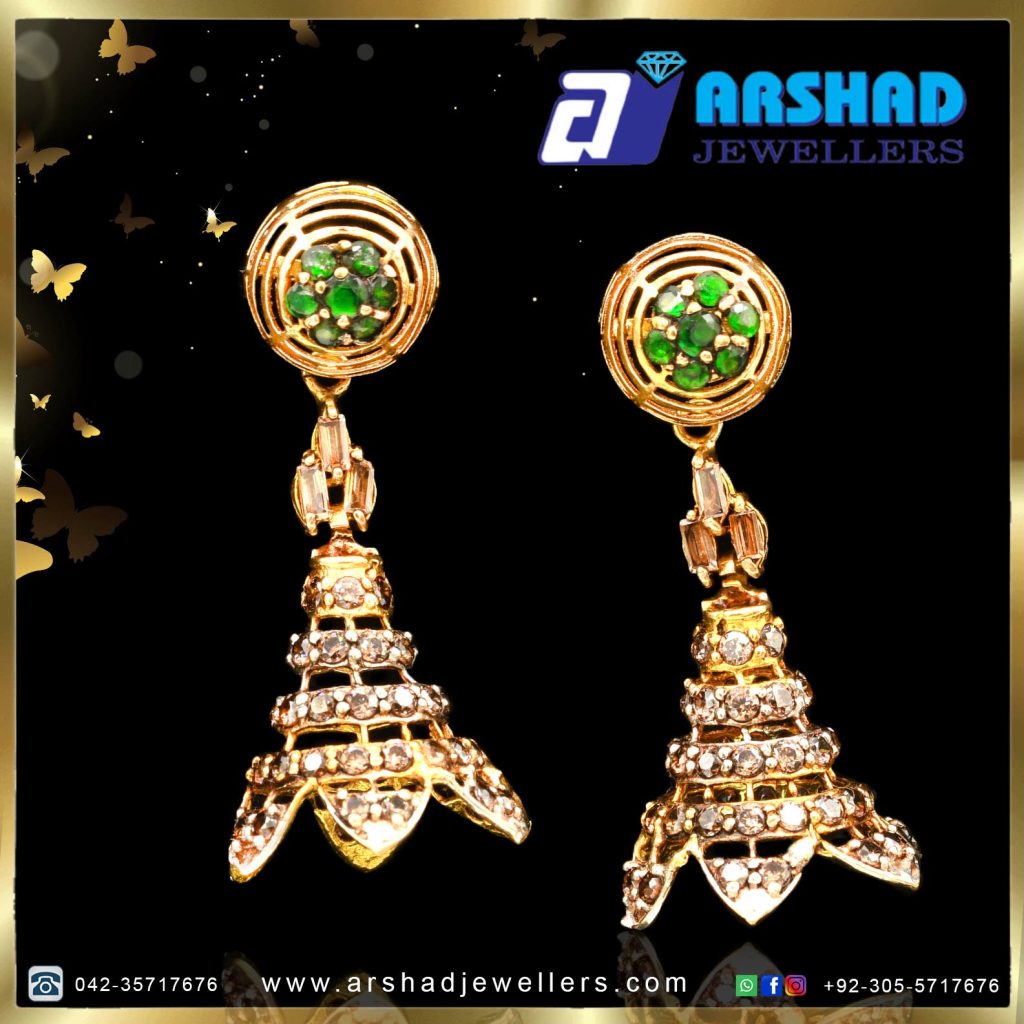 Gold Earring Design B2715