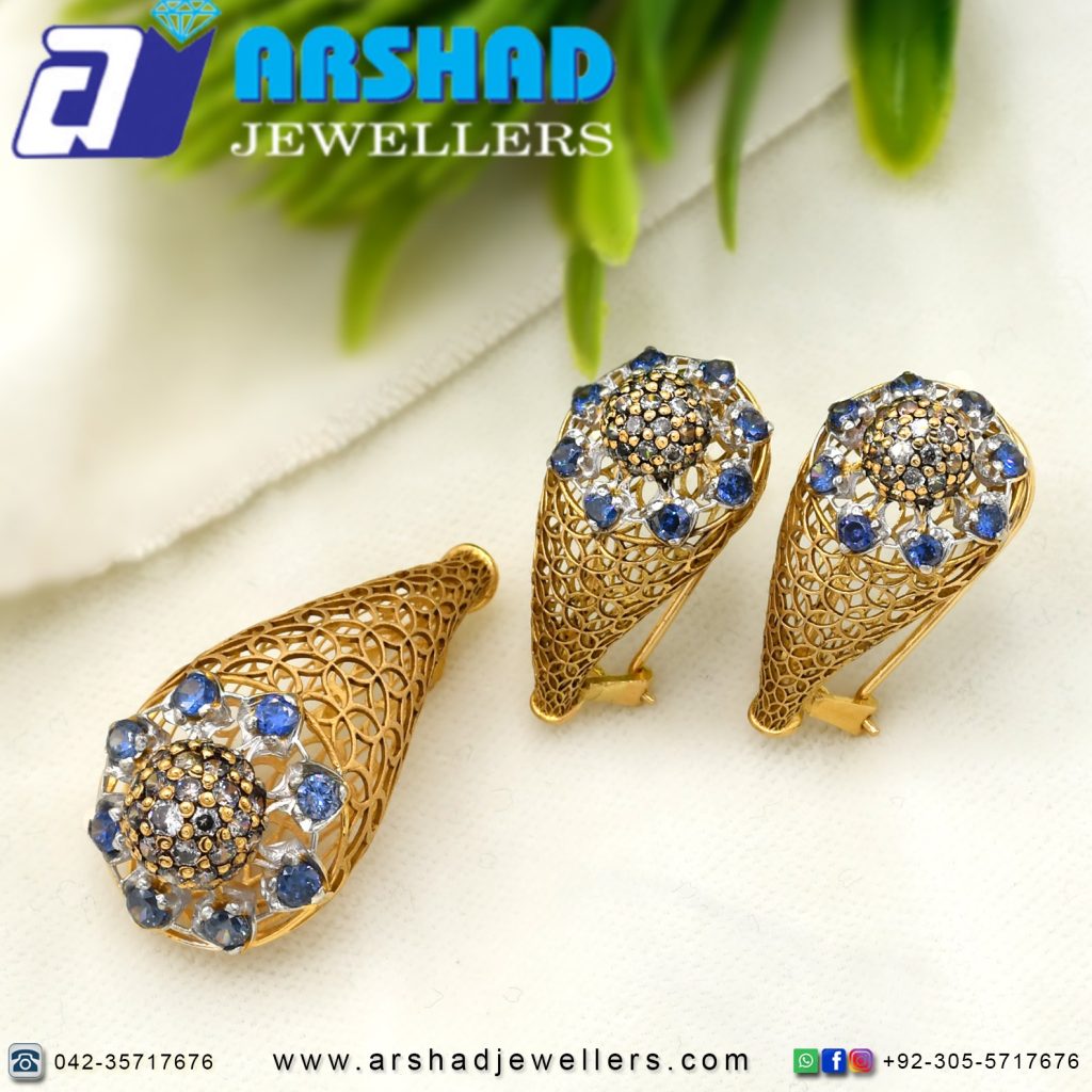 Gold Earring Design Ps1268